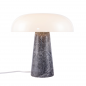 Preview: Nordlux Glossy elegante Tischlampe E27 Grau dekorativ